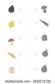 Children's educational games from 3 years old for logic.
Vector illustration for print to school, kindergarten and home