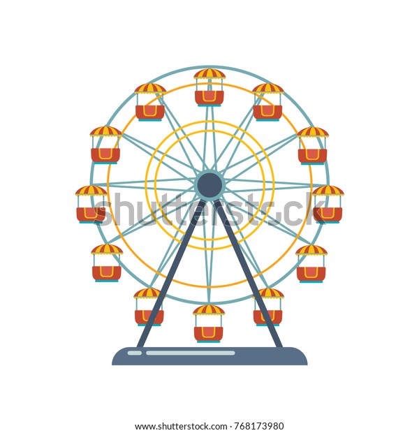 Childrens Entertainment Playground Recreation Park Place Stock Vector ...