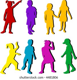 Children's fantasy , vectors work