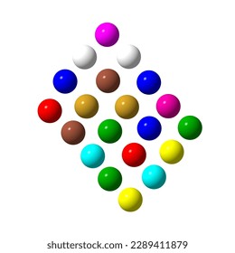 Children's favorite colorful round candies