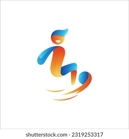 Children's football academy logo design