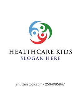 children's health care concept, simple, modern, clean