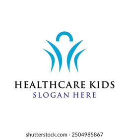 children's health care concept, simple, modern, clean