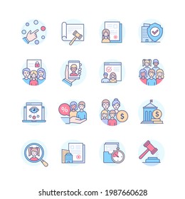 Childrens Home - Modern Line Design Style Icons. Child Data, Guardianship And Custody Bodies, Closed Adoption, Support Fund, Search, Reinstatement Of Parental Rights, Control, Benefits