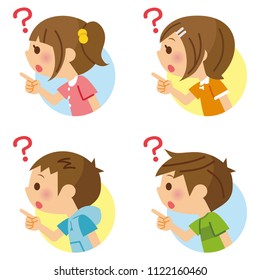 Children's icon. / Expression of the icon.