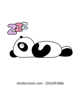 Children's illustration with panda. Best Choice for cards, invitations, printing, party packs, blog backgrounds, paper craft, party invitations, digital scrapbooking.