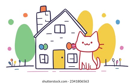 Children's Illustrations and Marker Pen Art Creativity