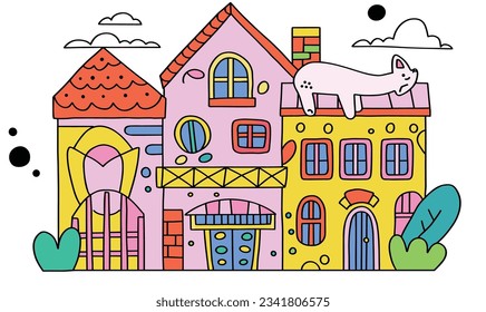 Children's Illustrations and Marker Pen Art Creativity