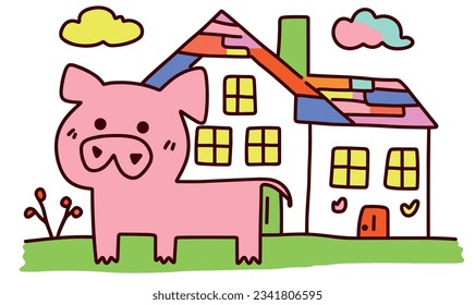 Children's Illustrations and Marker Pen Art Creativity
