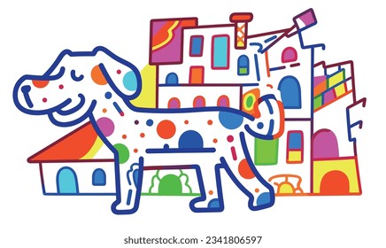 Children's Illustrations and Marker Pen Art Creativity