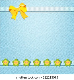 children's jeans texture pattern and buttons