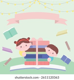 a children's library reading event