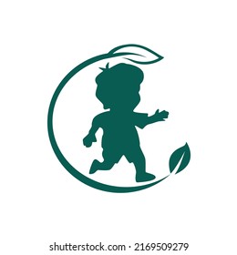 Children's Life Logo For Children's Playground Or Business That Is Interesting About Children's Lives