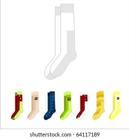 Children's long socks set