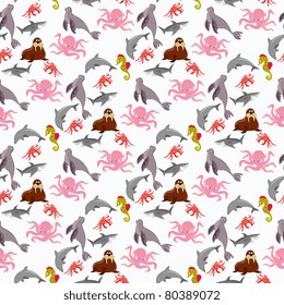 children's marine animals collection