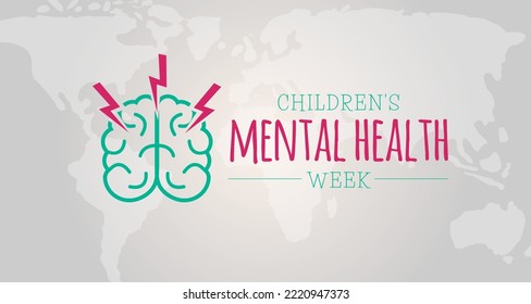 Children's Mental Health Week Illustration Theme