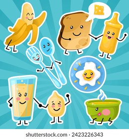 Children's Menu. Funny funny funny food items. 