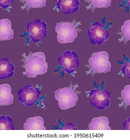 Patrón infantil. Fondo de hojas hermosas con líneas doradas. Azul y laca. Para manteles. Textura de hoja de oro. Ilustración con hojas, ramas y flores brillantes.
