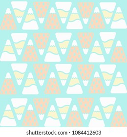children's pattern with bright geometric figures