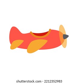 Children's plane toy icon. Vector illustration