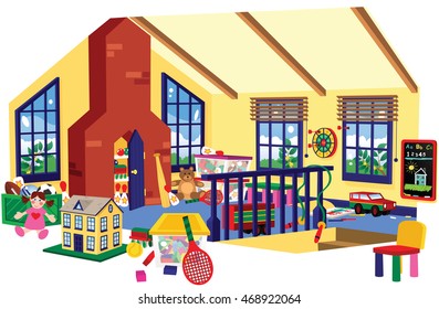 Children's playroom.