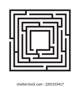 Kinderquest in Form eines quadratischen Labyrinths