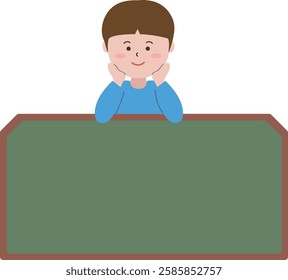 Children's school bulletin board frame