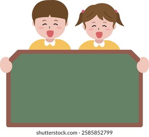 Children's school bulletin board frame