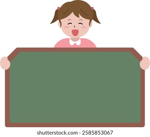 Children's school bulletin board frame