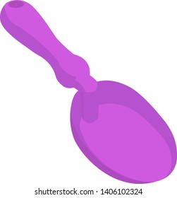 children's scoop for sand, sandbox shovel, children's beach toys, vector