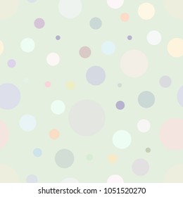 Childrens seamless dots pattern. Vector colorful  background.