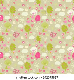 Children's seamless pattern - vector