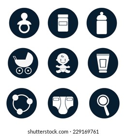 Children's set of icons