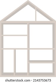 estantería infantil en el interior
