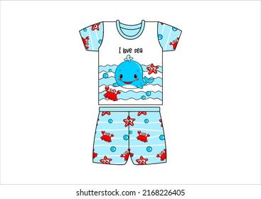 children's shirt design, cute blue whale t-shirt