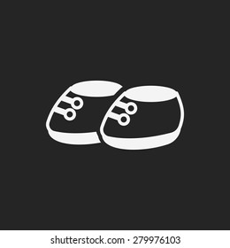 Children's shoes icon