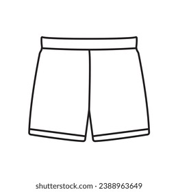 children's shorts icon vector template illusrtation logo design