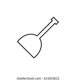 Children's shovel icon