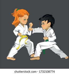 
Kindersport Kyokushin Karate Wettbewerb