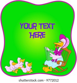 Children's Story-time Vector.