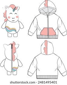 children's sweatshirt and toy design