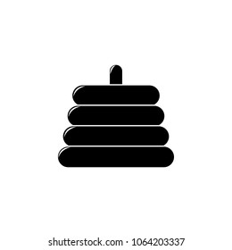 children's toy icon. Element of children illustration. Premium quality graphic design icon. Signs and symbols collection icon for websites, web design, mobile app on white background