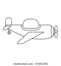 4,636 Propeller plane outline Images, Stock Photos & Vectors | Shutterstock