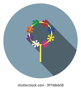Children's toy wind mill