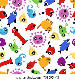 children's toys.sign.seamless pattern