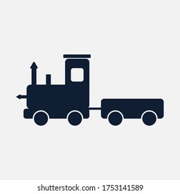 Children's transport toy icon. Isolated on white background. Vector design