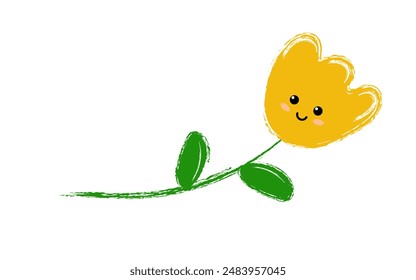 children's vector illustration flower art