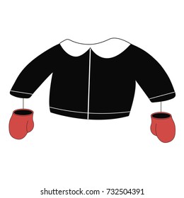 children's winter jacket  icon