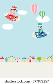 Child's day background.