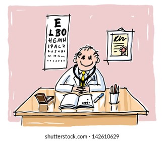 Child's Doctors Drawing